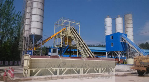 平頂山HZS60混凝土攪拌站
