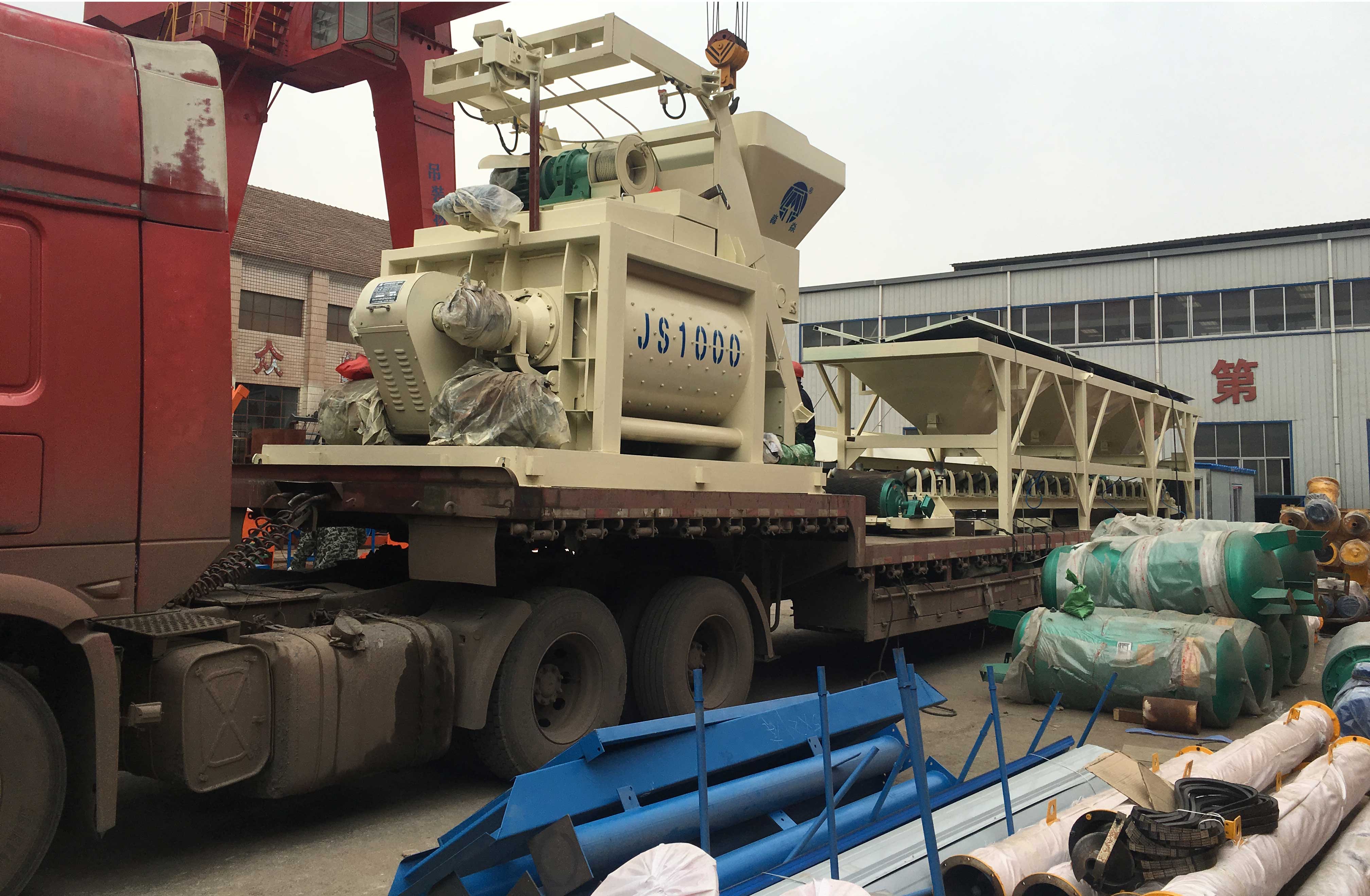 60攪拌站發(fā)貨現(xiàn)場