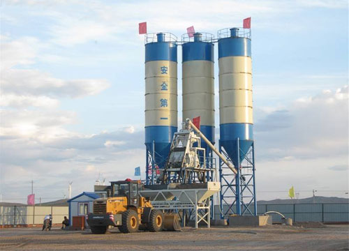 1500型強制混凝土攪拌站