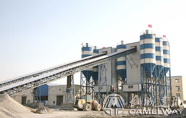 100立方米每小時的混凝土攪拌站