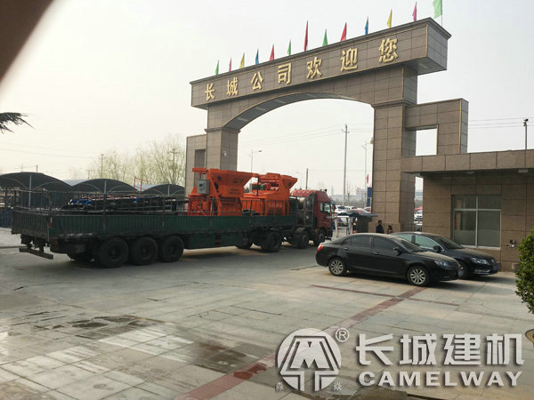 JS750商混攪拌站發(fā)貨