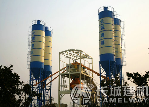 工地施工現(xiàn)場自建小型攪拌站