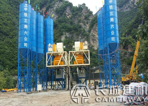 長(zhǎng)城機(jī)械雙機(jī)90拌合站