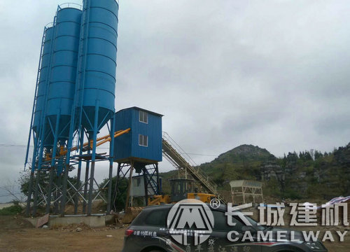 hzs75型簡(jiǎn)易工程攪拌站