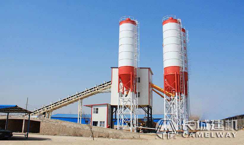 長(zhǎng)城建機(jī)120攪商混攪拌站客戶(hù)案例現(xiàn)場(chǎng)

