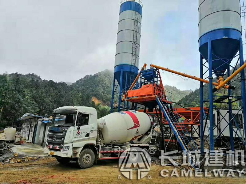 混泥土js750自動攪拌站設備