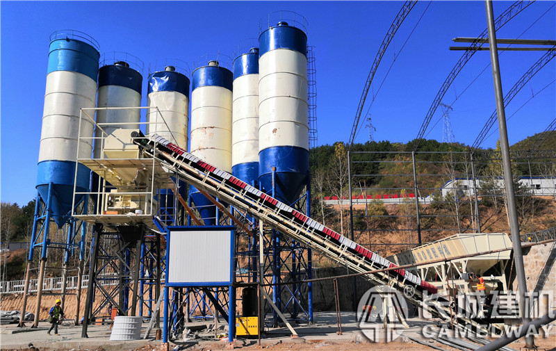 河北張家口客戶采購的長城 60商混砼攪拌站\一方機(jī)攪拌站