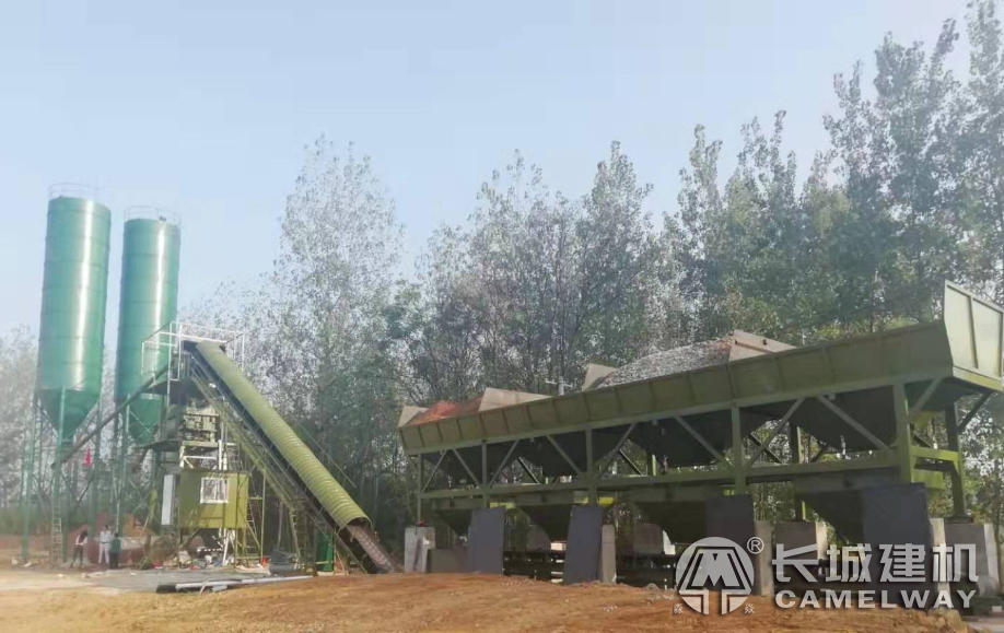 長(zhǎng)城60商混攪拌站 客戶安裝現(xiàn)場(chǎng)