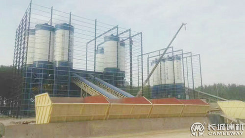 每小時120m3的混凝土攪拌站