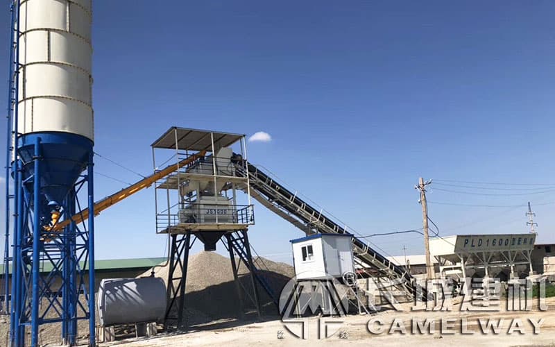 水泥混凝土攪拌站60型價(jià)格，1000方攪拌站組成系統(tǒng)