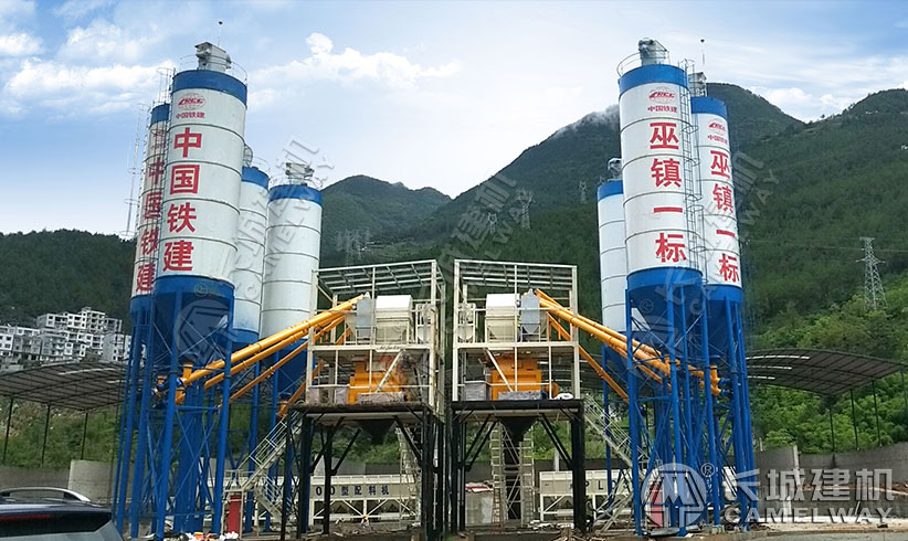 雙120拌合站每小時產(chǎn)量，上街長城攪拌站