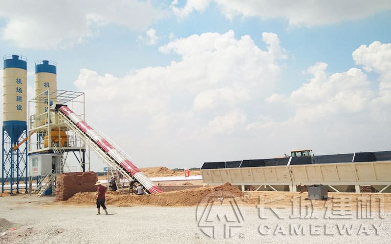 商品混凝土攪拌站工作過程