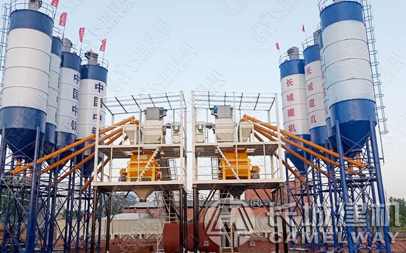 全自動混凝土攪拌站建站布局