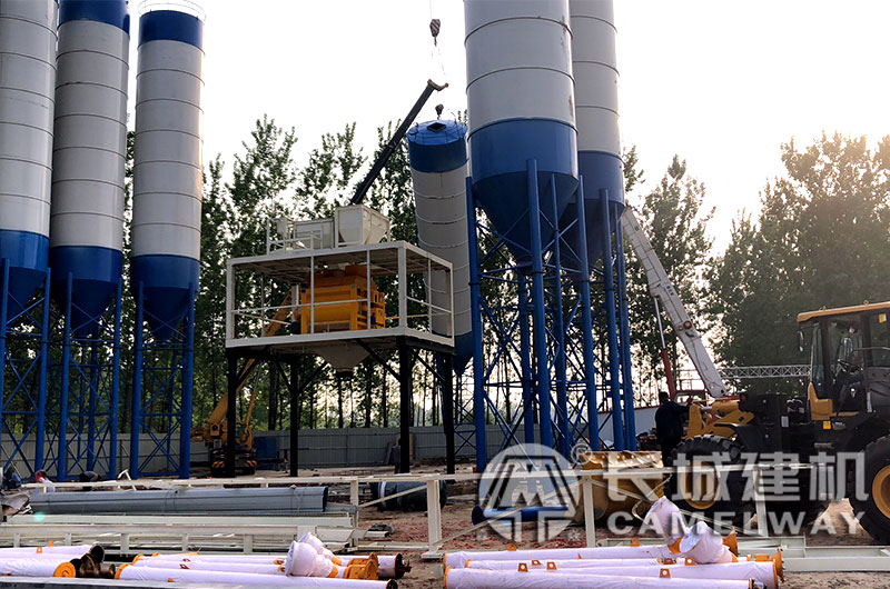 工地自建攪拌站實景