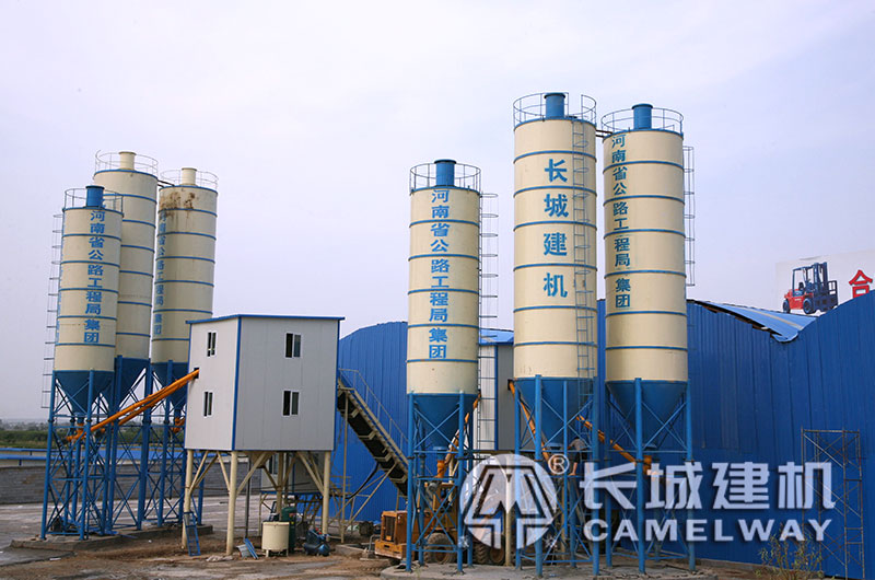 工地自建攪拌站實景