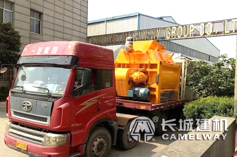 hzs180攪拌站設備發(fā)貨中