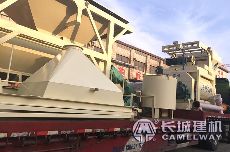 農(nóng)村小型商混站發(fā)貨現(xiàn)場(chǎng)